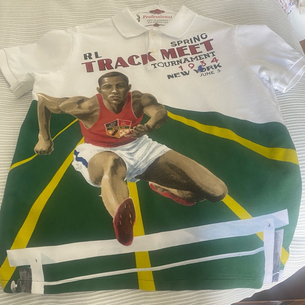 Custom Slim Fit Track & Field Polo Ralph Lauren Shortsleeved Polo.